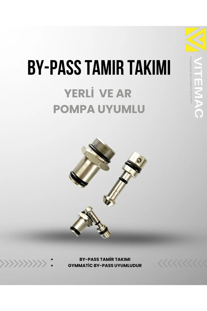 Yerli ve AR İtalyan Pompa Uyumlu By-Pass Tamir Takımı